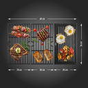 Gaasigrill liha ja k&ouml;&ouml;giviljade grillimiseks 11.7kW 3 p&otilde;letit roostevaba teras BBQ101 331200 Browin