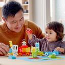 Lego DUPLO 10954 Skaičių traukinys, 23 vnt., 18m+, 10 spalvotų skaičių blokelių, stumiamas traukinys, figūrėlės