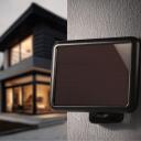 Maclean MCE442 Saules lampa LED prožektors ar kustību sensoru, sienas stiprinājums, IP44, 6W, 6000K