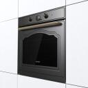 Gorenje Ahju BOS67371CLB, 77 L, Multifunktsionaalne, EcoClean, Mehaaniline juhtimine, Aurufunktsioon, Konvektsioon