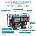 Бензиновый генератор KS 7000E-3 KONNER & SOHNEN