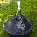 34 L veini demijohn plastkorvis BROWIN 644034 49.5x46x56.5 cm 7.78 kg