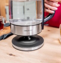 Electric kettle 1.7 L 2200 W borosilicate glass 360&deg; rotating base ThermoSense 340 Clear Transparent 170 Cecotec