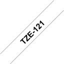 Brother TZe-121 laminēta lente, TZE121, 8 m, 9 mm, 1 kasete, melns uz caurspīdīga, pa&scaron;līmējo&scaron;a, iek&scaron;ējai/ārējai lieto&scaron;anai