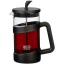 Resto prantsuse press 90509, 1000 ml, borosilikaatklaas, roostevaba terasfilter, plastmassist kaas, must