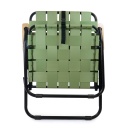 Ceļojumu krēsls 'Enjoy', BasicNature, R591520, zaļ&scaron;, viegls, augsts atzveltne, 100 kg neso&scaron;s