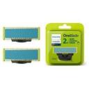 Philips Бритвенное лезвие QP225/50 Антифрикционное лезвие, 2 упаковки
