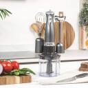 Salter Blenderis EK2827GUNMETALFVDE, 350 W, 2 ātruma iestatījumi, nerūsējo&scaron;ā tērauda stienis un asmens, puto&scaron;anas, blendē&scaron;anas
