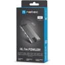 Natec USB-C Multiport Adapter NMP-1690, 0.15 m, 3x USB 3.0, HDMI 4K, RJ45, SD, microSD, USB-C PD