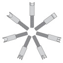 Kraštų šlifavimo oblius 155mm YT-62910 YATO