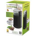 Esperanza Kafijas dzirnaviņas EKC001K, 160 W, 220-240 V, 50 g, nerūsējo&scaron;ā tērauda asmeņi, melna