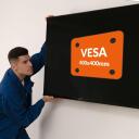 Manta TV hoidja P60, 26-65", 40kg, 90&deg;, 7,5-47cm, VESA 400x400, must