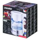 Adler Elektriline veekeetja MS 1301w, 2200 W, 1.7 L, Klaas, 360&deg; p&ouml;&ouml;ratav alus, valge