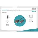 Digitus DisplayPort kaabel lukuga 1080p 60Hz FHD AK-340306-020-S, 2m, DVI-D 24+1 M/M, nikeldatud pind, lukustus