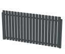 Horizontal profile for the fence 20/40, 3m, RAL8019 26255