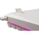 White Shark Klaviatūra WAKIZASHI-2-US-W-RED.SW, 64 taustiņi, 1.5m, USB, mehāniskā, RGB apgaismojums, vadu, sarkanie slēdži