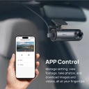 70MAI M310 Dashcam automobilio vaizdo registratorius 2K QHD 130&deg; Wi-Fi G-Sensor WDR nakties režimas stovėjimo režimas Juodas