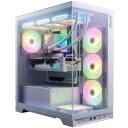 Adata PC korpus INVADERXBTFMT-WHCWW, Midi Tower, 3 x 3.5" pesa, 3 x 120/140 mm ventilaatorit, 400 mm GPU, 240 mm PSU