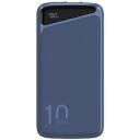 Navitel Power Bank PWR10 MX Blue, 10000mAh, 3.7V, 37Wh, 2xUSB-A, 1xUSB-C, 1xMikro-USB, &uuml;lekoormuse kaitse