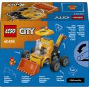 Lego Konstruktors 60483, 61 gab., gumijas riepas, iekrāvēja kauss, ekskavatora āķis, juniora minifigūra