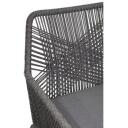 Besk Sodo komplektas 9138496, 4 vietos, juoda/pilka, metalinis rėmas, HPL stalvir&scaron;is, pagalvėlės įtrauktos