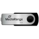 Mediarange USB m&auml;lupulk MR910, 16 GB, USB 2.0, Lugemise kiirus 17 MB/s, Kirjutamise kiirus 6 MB/s, Must/H&otilde;be