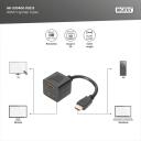 Digitus Video signāla dalītājs HDMI-HDMI AK-330400-002-S, 0,2m, 1xHDMI M, 2xHDMI F, 1920x1200, zelta kontakts