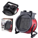 Efektīvs un kompakts keramiskais ventilatora pūtēja sildītājs 2400 W sarkans CR7743 Camry