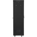 Lanberg Rack kapp 19" vabalt seisv 42U/600x600, FF01-6642-23BL, must, 251&deg; esiseina avamine, k&otilde;rgus 212.7cm