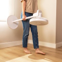 Portable rechargeable fan 33 cm 22 W 12 speeds oscillation timer with LED display and remote control EnergySilence 2600 Sunflower Portable 8243 Cecotec