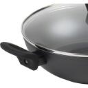 Russell Hobbs Wok RH01709EU, 28cm, matt hall, alumiinium, 8.1cm, kaanega, n&otilde;udepesumasinas pestav