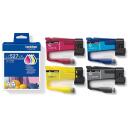 Brother Tinte Kārtridžs LC527VAL, 4-pack, līdz 1300 lappusēm (melns), līdz 900 lappusēm (krāsas)
