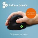 R-Go Tools USB optiline hiir HE Break RGOHBRSWLBL, 2400 DPI, 5 nuppu, Bluetooth, aku, ergonoomiline, must