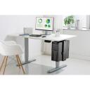 Digitus PC galda stiprinājums DA-90411, 30-51 cm, tērauds, melns, augstuma regulē&scaron;ana, platuma regulē&scaron;ana, 360&deg; rotācija