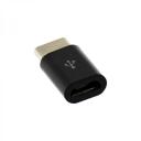 Sbox Adapteris AD.USB-C B, microUSB F, TYPE-C M, 480 Mbps, melna
