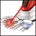 Bezvadu zāles un krūmu &scaron;ķēres, EINHELL, 3410401, 12V, teleskopiska rokturis, lāzera griezti asmeņi