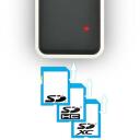 Axagon M&auml;lukaardi lugeja CRE-X1 5 pesa, USB 2.0, 480 Mbit/s, toetab CF, MS, MicroSD, MMC, 26 g