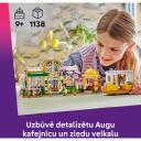 Lego Augalų kavinė ir gėlių parduotuvė 42671, 1138 dalys, 4 mini figūrėlės, 15cm, 32cm, 13cm
