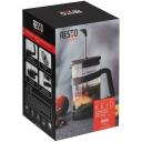 Resto prantsuse press 90508, 600 ml, Borosilikaatklaas, Roostevaba terasfilter, Plastmassist kaas, Must