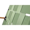 Ceļojumu krēsls 'Enjoy', BasicNature, R591520, zaļ&scaron;, viegls, augsts atzveltne, 100 kg neso&scaron;s