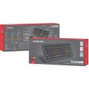 Genesis Mehāniskā Spēļu Tastatūra THOR 230 TKL NKG-2077, 87 taustiņi, USB, RGB, Outemu Red slēdži, TKL dizains
