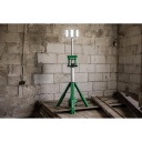 Bezvadu lampas statīvs HIKOKI UB18DGW4Z, 18 V, 4000 lm, augstums regulējams 123-215 cm, IP55, līdz 17 stundu darbības laiks