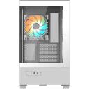 Gigabyte Korpus GB-C201PI, Midi Tower, 2x USB 3.0, 3x ARGB ventiliatoriai, 360mm radiatoriaus palaikymas, balta spalva