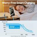 Vention lādētājs MODELIS TZ-FEPW0-EU-01, 20W, 100-240V, 1xUSB-C, ātrā uzlāde, pārkar&scaron;anas aizsardzība