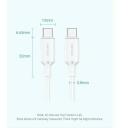 Vention USB-C į USB-C kabelis TRCSF, 1m, 0.48Gbit/s, 20V, 3A, mėlynas, greitas įkrovimas, Plug and Play