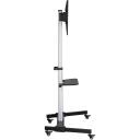 Sbox grīdas/mobilais statīvs LCD/LED televizoram FS-444, 37-86 collas, 50kg, 200x200-600x400, augstuma regulē&scaron;ana 1200-1600mm
