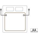 Beper Elektriline tekk P203TFO110, 160x140 cm, 2x60 W, 2 kaugjuhtimispulti, pestav 30&deg;C