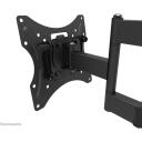 Neomounts TV stiprinājums WL40-550BL12 pilna kustība 32-55" 35 kg, VESA 100x100-200x200 mm, slīpums -2-12&deg;, pagrieziens 0-40&deg;