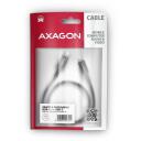 Axagon USB-C į USB-C kabelis 2m 60W 3A juodas BUCM-CM20AB