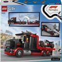 Lego F1 krovininis automobilis 60493, 508 dalių, 3 mini figūrėlės, 7+ metų, autenti&scaron;ka i&scaron;krovimo funkcija